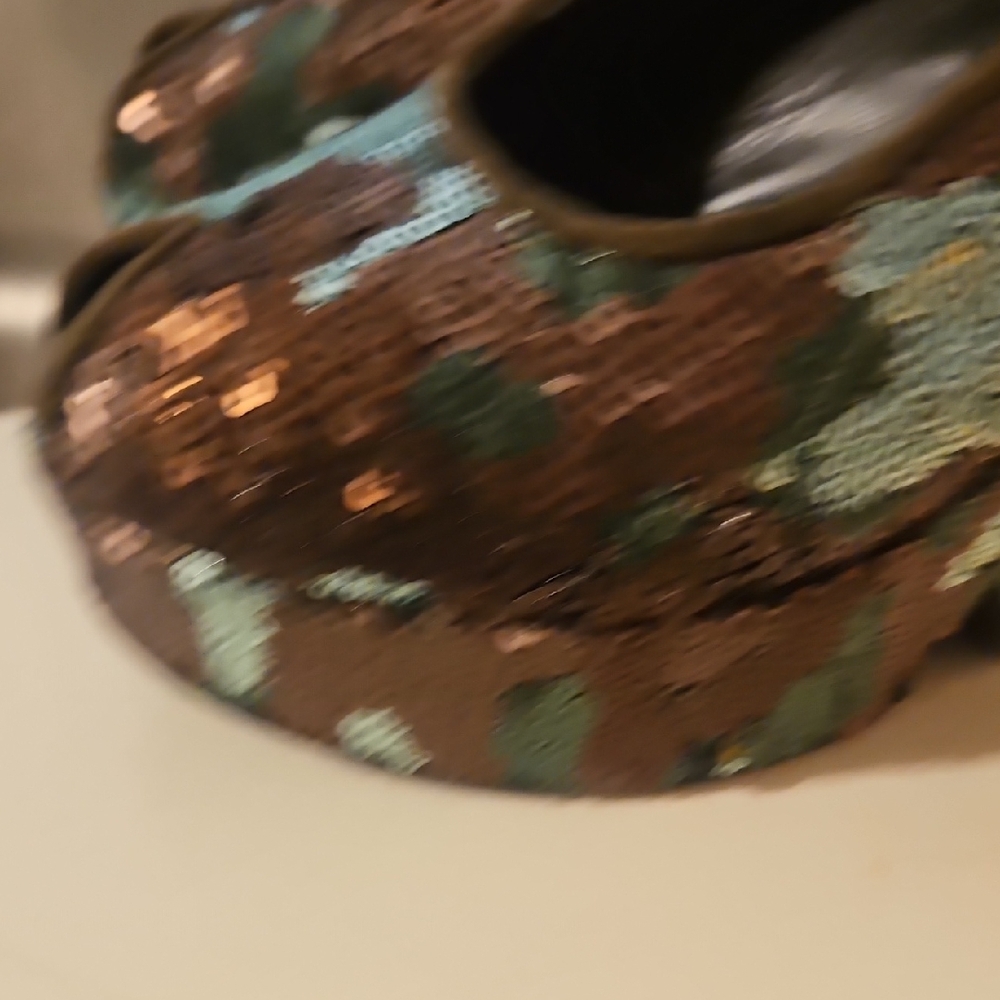 Robert Clergerie Camouflage Sequin Platform Shoes. RARE LIMITED EDITION!!! - Picture 8 of 11